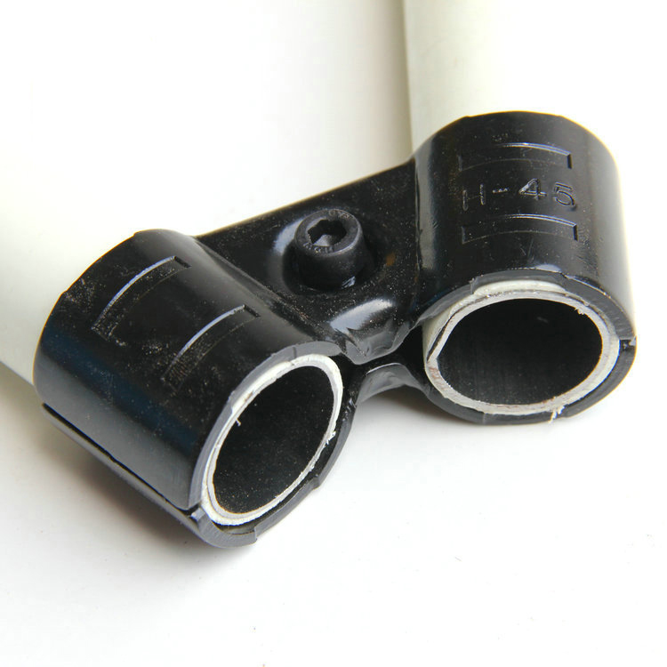 HJ-19 Coated Lean Pipe & Pipe Rack System Clamps Connector Joints Manufacturer HJ-19 Coated Lean Pipe & Pipe Rack System Clamps Connector Joints Manufacturer