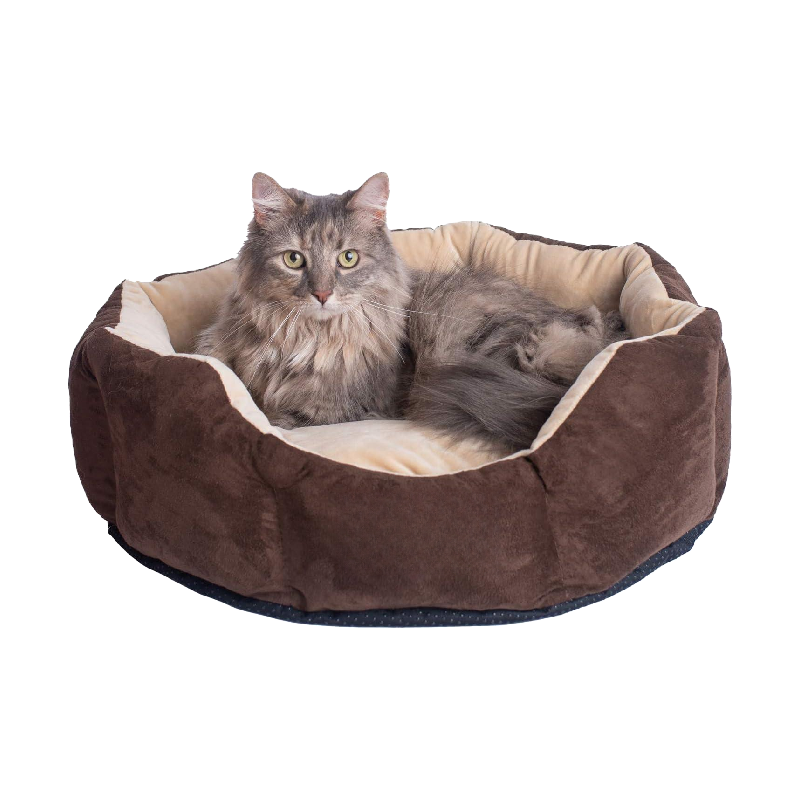 C01HKF/MH Cozy Pet Bed 20-Inch Diameter, Mocha Beige