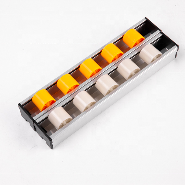Plastic wheel flow conveyor placon roller track for warehouse Factory Storage Racks Plastic wheel flow conveyor placon roller track for warehouse Factory Storage Racks