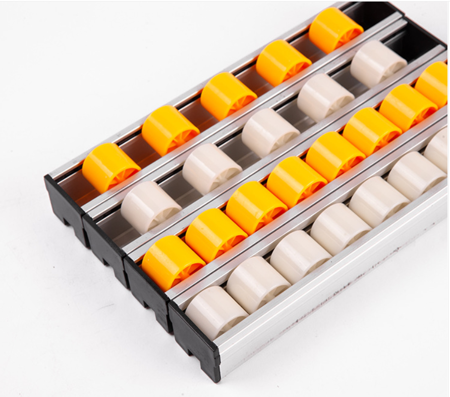 Plastic gravity mini roller plakon roller pallet rollers for agricultural